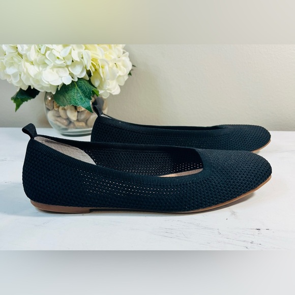 Lucky Brand Daneric ballet flat, knit, Round Toe, Black, Size 8 - Picture 6 of 7